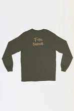 Load image into Gallery viewer, Ly&amp;Co Fxck Cancer Long Sleeve - OLIVE
