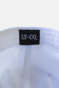 Ly&Co LA Pro Deconstructed Nylon Hat - White w/ Black Rope